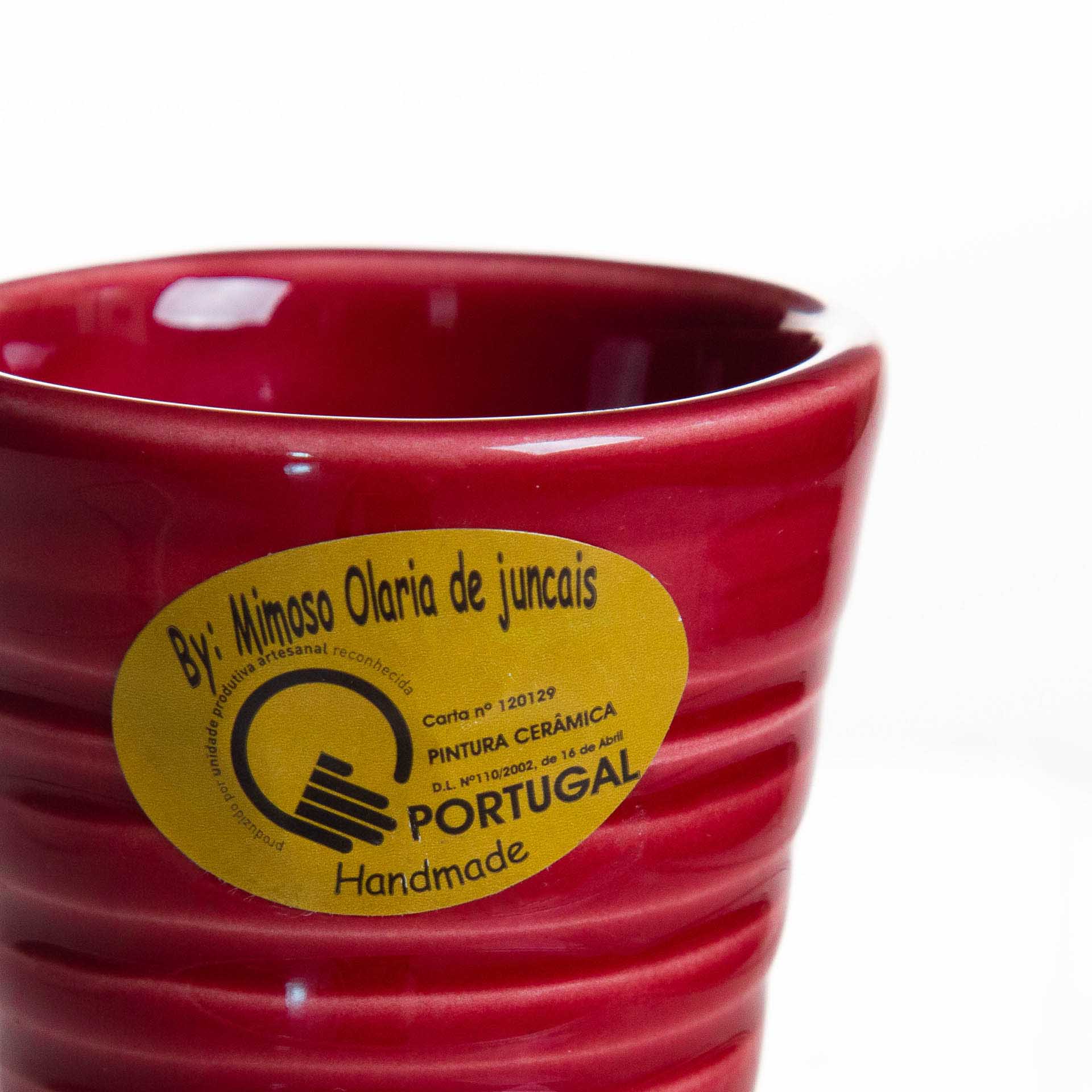 Copo Café Riscas Cerâmica 5.5cm