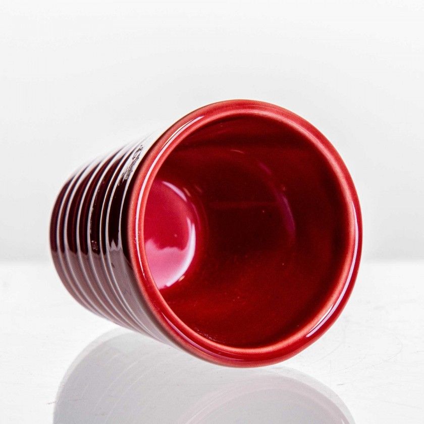 Copo Café Riscas Cerâmica 5.5cm Copo Café Riscas Cerâmica 5.5cm