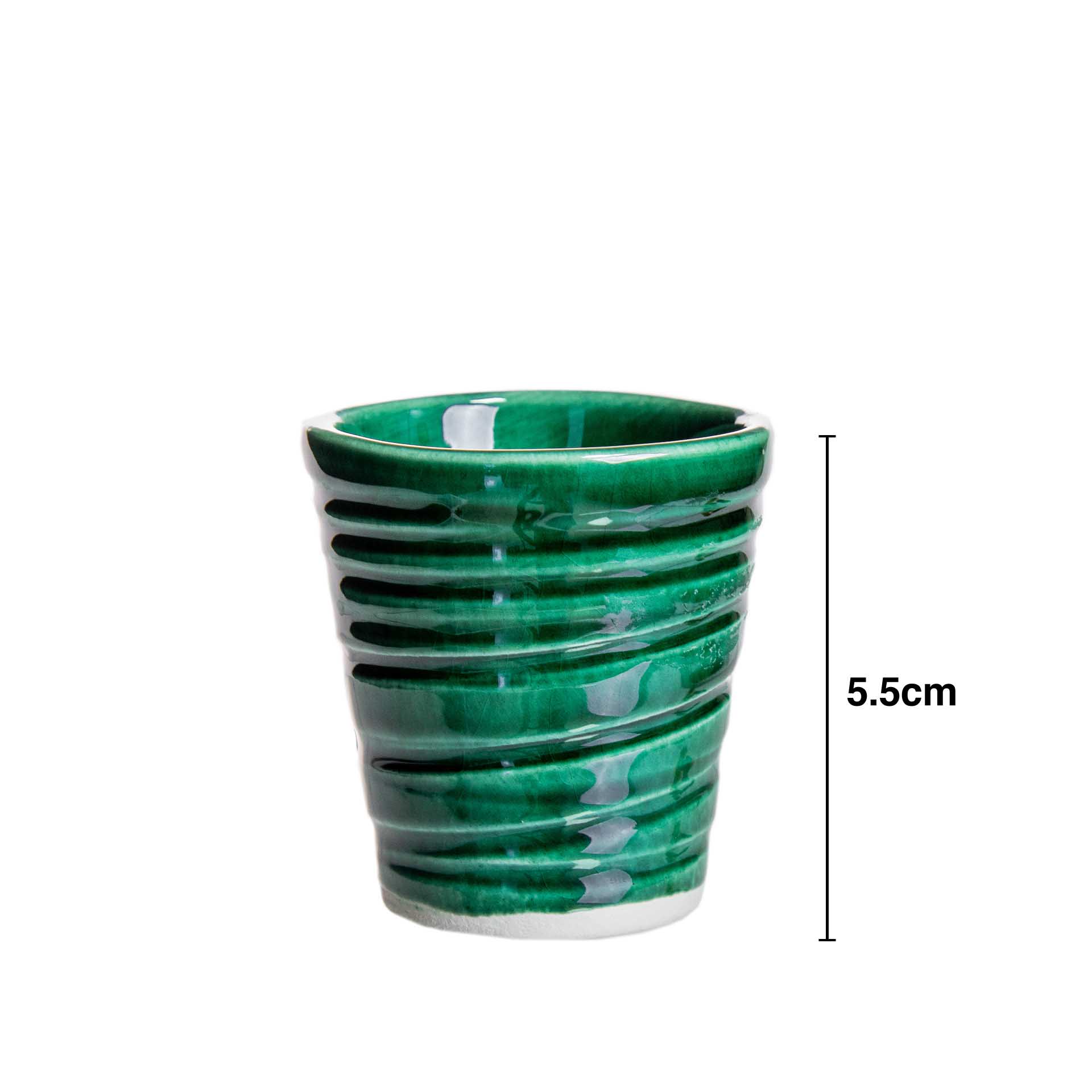 Copo Café Riscas Cerâmica 5.5cm