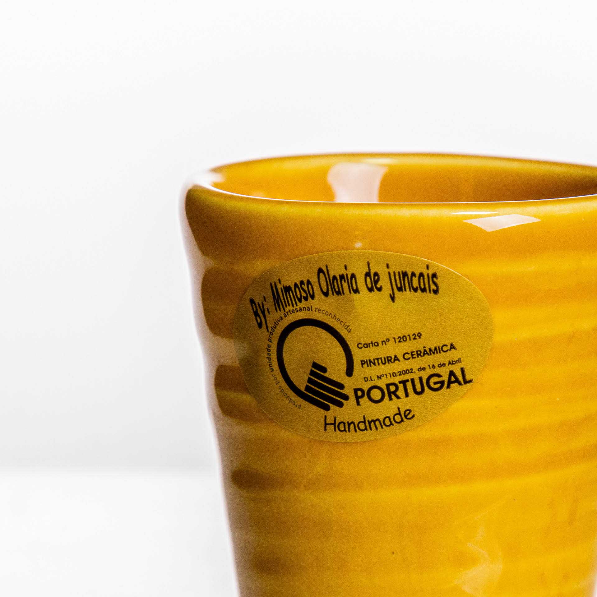 Copo Café Riscas Cerâmica 5.5cm