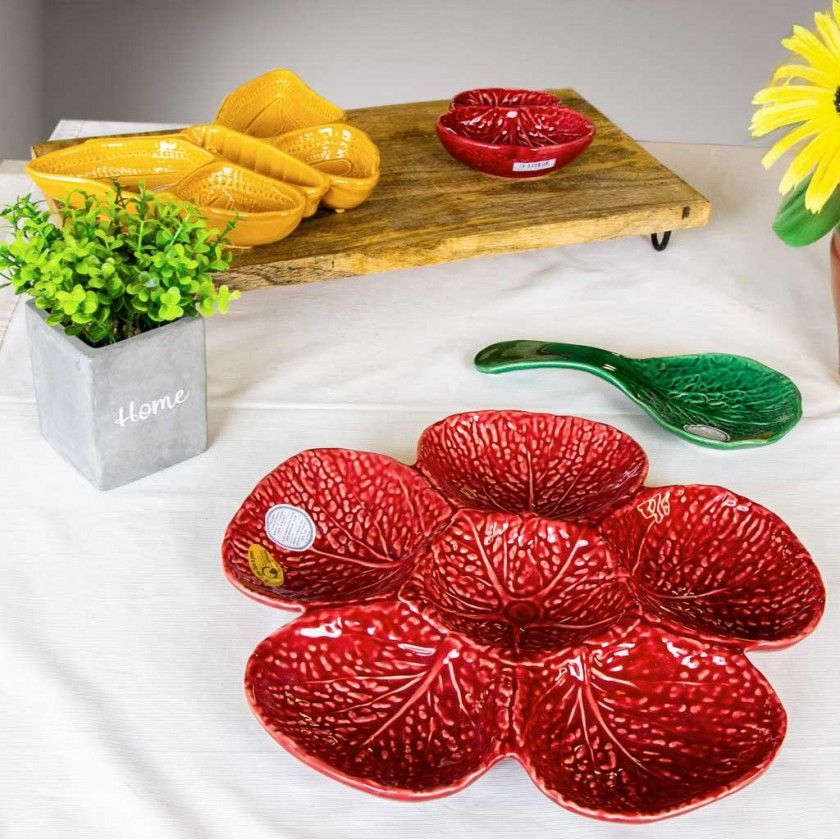 Azeitoneira Couve Cermica 13X12.5cm