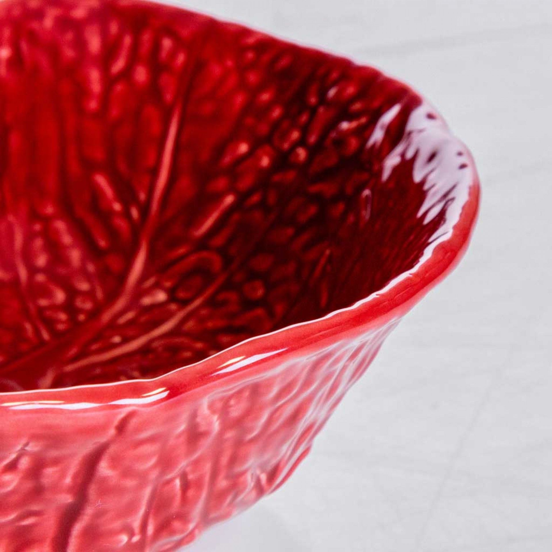 Taça Couve Cerâmica 19X7cm