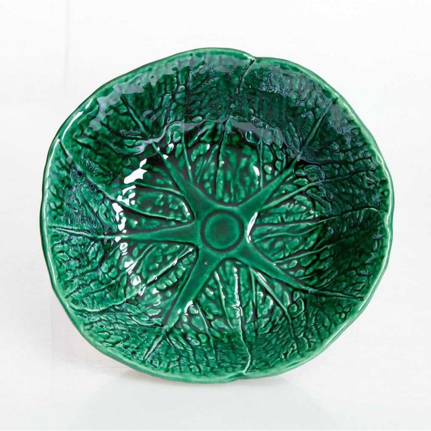 Taça Couve Cerâmica 19X7cm Taça Couve Cerâmica 19X7cm