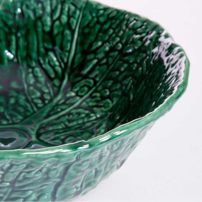 Taça Couve Cerâmica 19X7cm Taça Couve Cerâmica 19X7cm