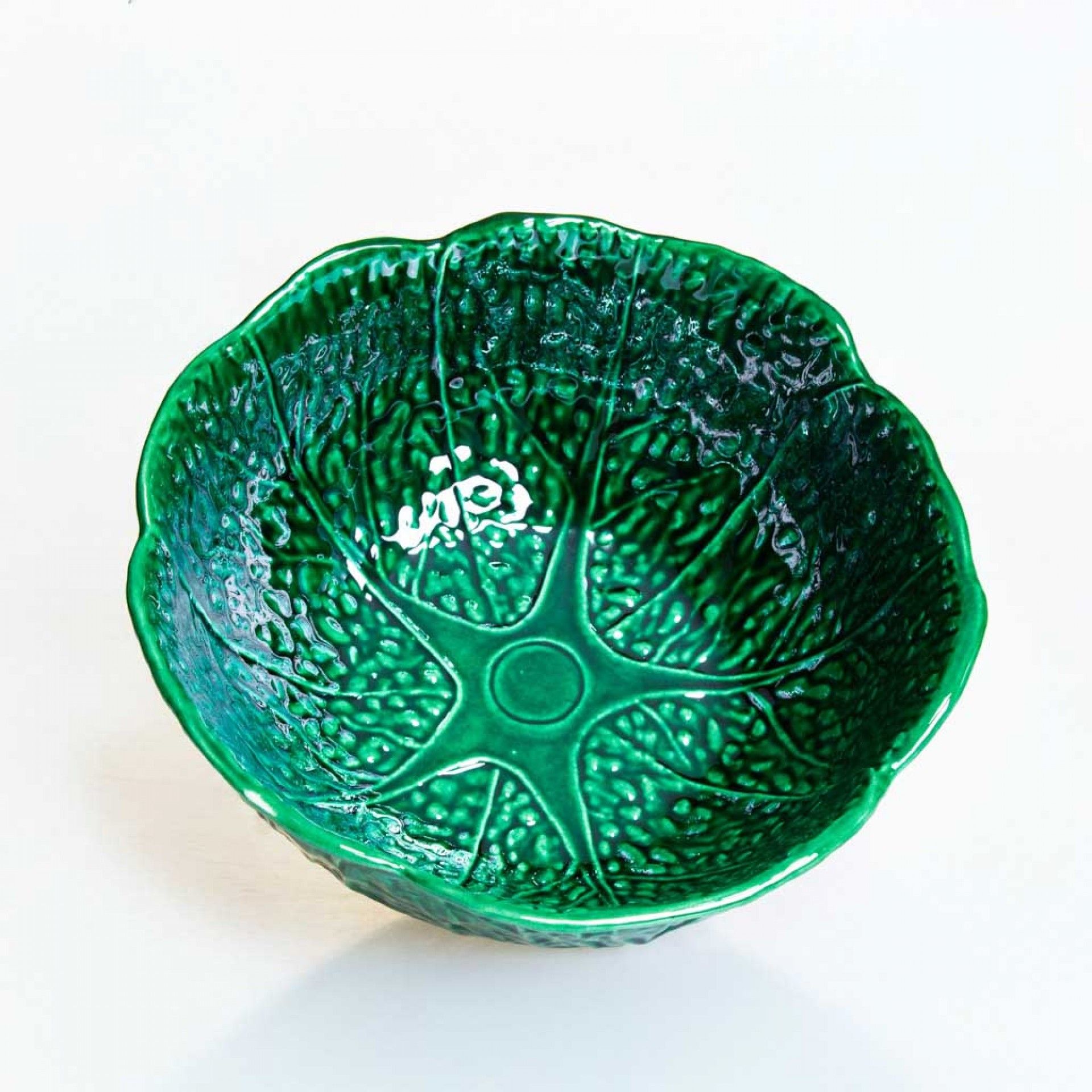 Saladeira Couve Cerâmica 23cm