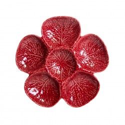 Prato Aperitivo Couve Cerâmica 33cm Prato Aperitivo Couve Cerâmica 33cm