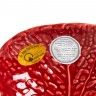 Prato Aperitivo Couve Cerâmica 33cm Prato Aperitivo Couve Cerâmica 33cm