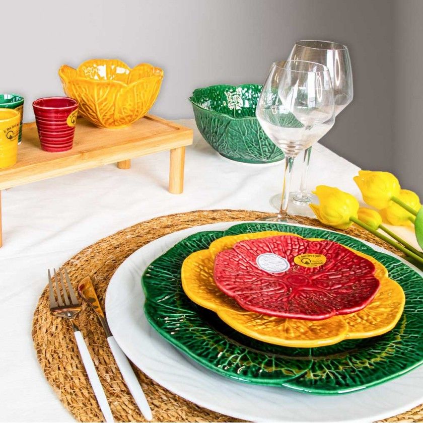 Saladeira Couve Cermica 23cm