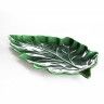 Travessa Folha Cerâmica 42cm Travessa Folha Cerâmica 42cm
