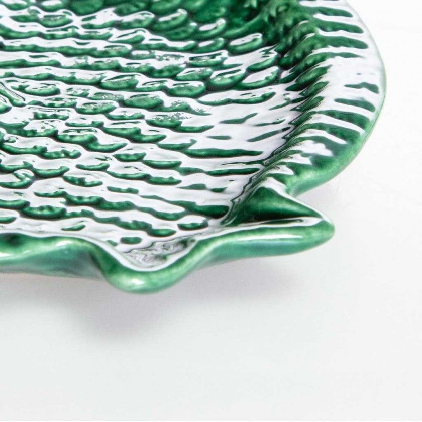 Prato Raso Peixe Cerâmica 25cm Prato Raso Peixe Cerâmica 25cm