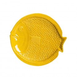 Prato Raso Peixe Cermica 25cm