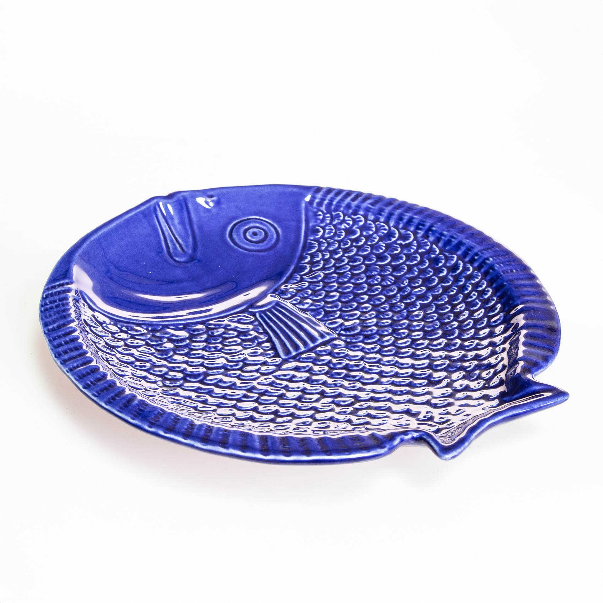 Prato Raso Peixe Cerâmica 25cm