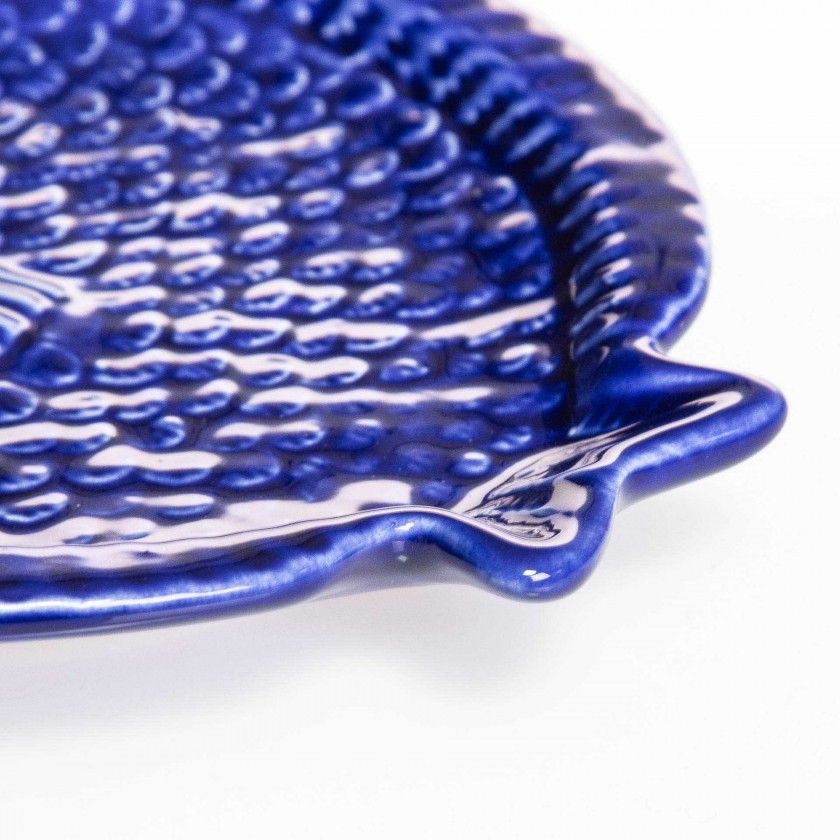 Prato Raso Peixe Cerâmica 25cm Prato Raso Peixe Cerâmica 25cm