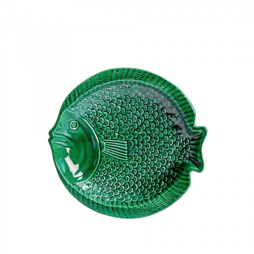 Prato Fundo Peixe Cermica 21.5cm
