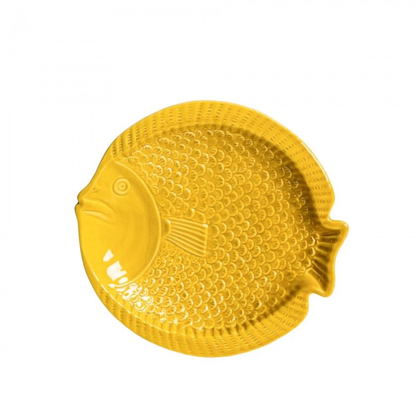 Prato Fundo Peixe Cermica 21.5cm