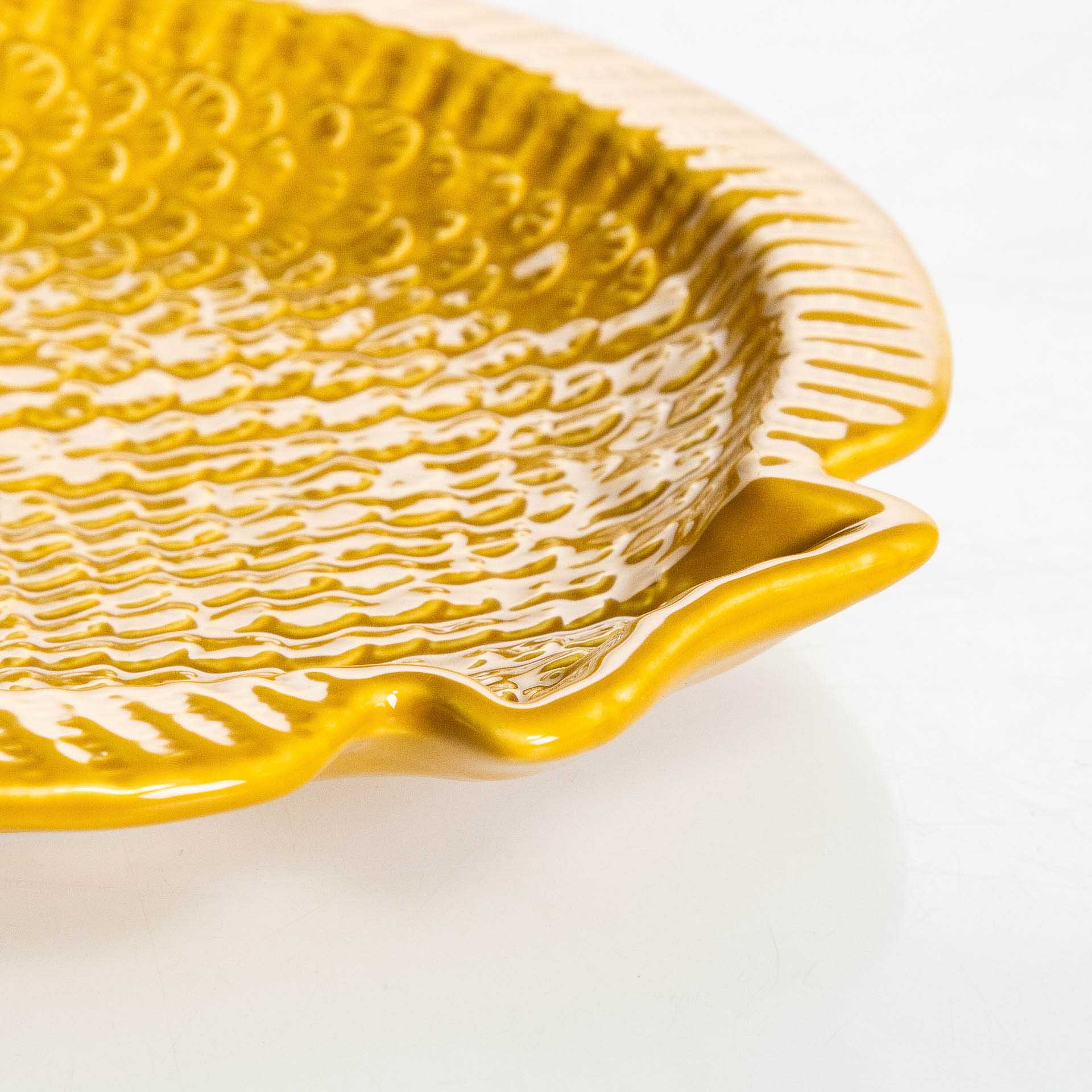 Prato Fundo Peixe Cerâmica 21.5cm