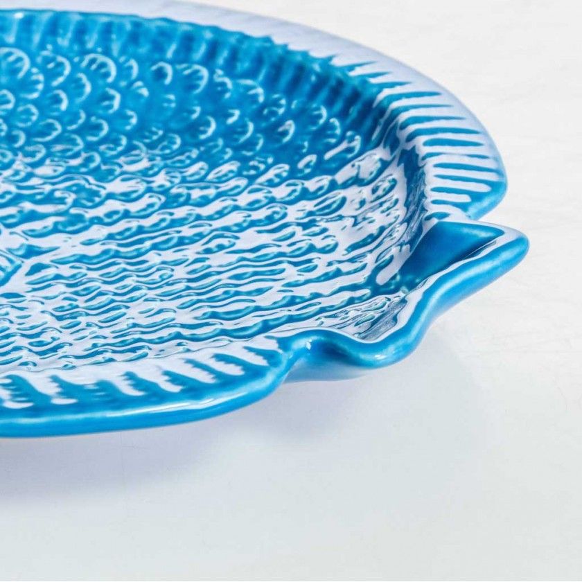 Prato Fundo Peixe Cerâmica 21.5cm Prato Fundo Peixe Cerâmica 21.5cm