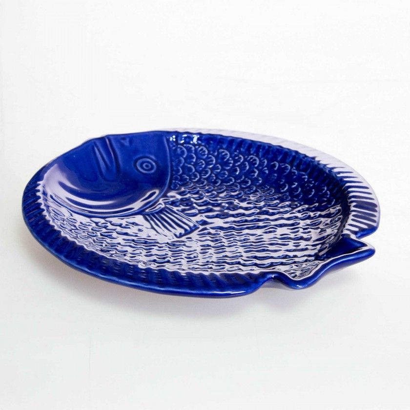 Prato Fundo Peixe Cerâmica 21.5cm Prato Fundo Peixe Cerâmica 21.5cm
