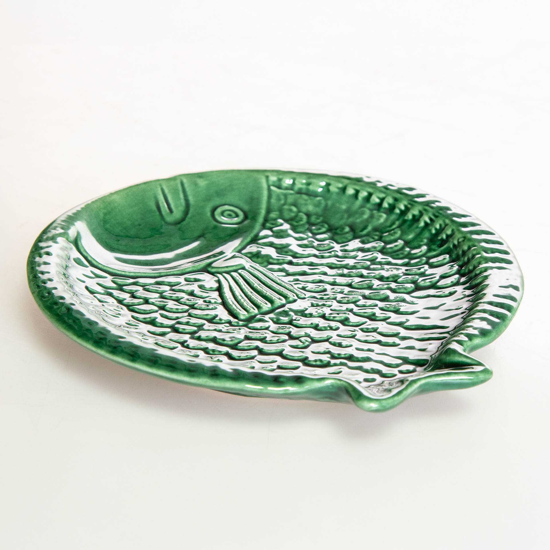 Prato Raso Peixe Cerâmica 15.5cm