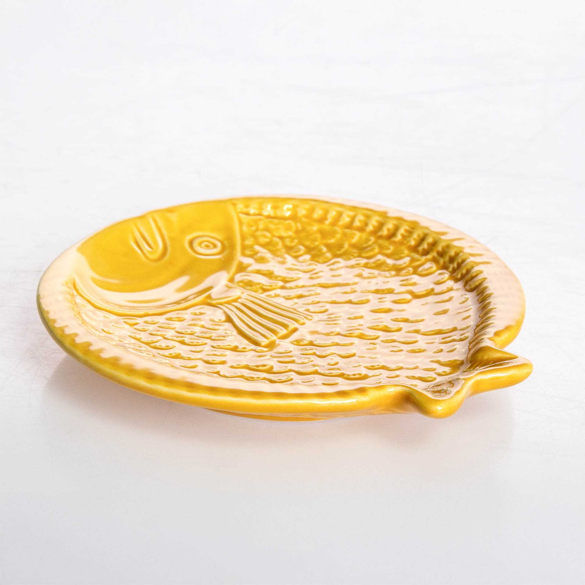 Prato Raso Peixe Cerâmica 15.5cm