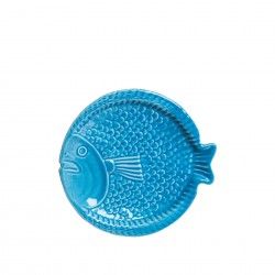 Prato Raso Peixe Cermica 15.5cm