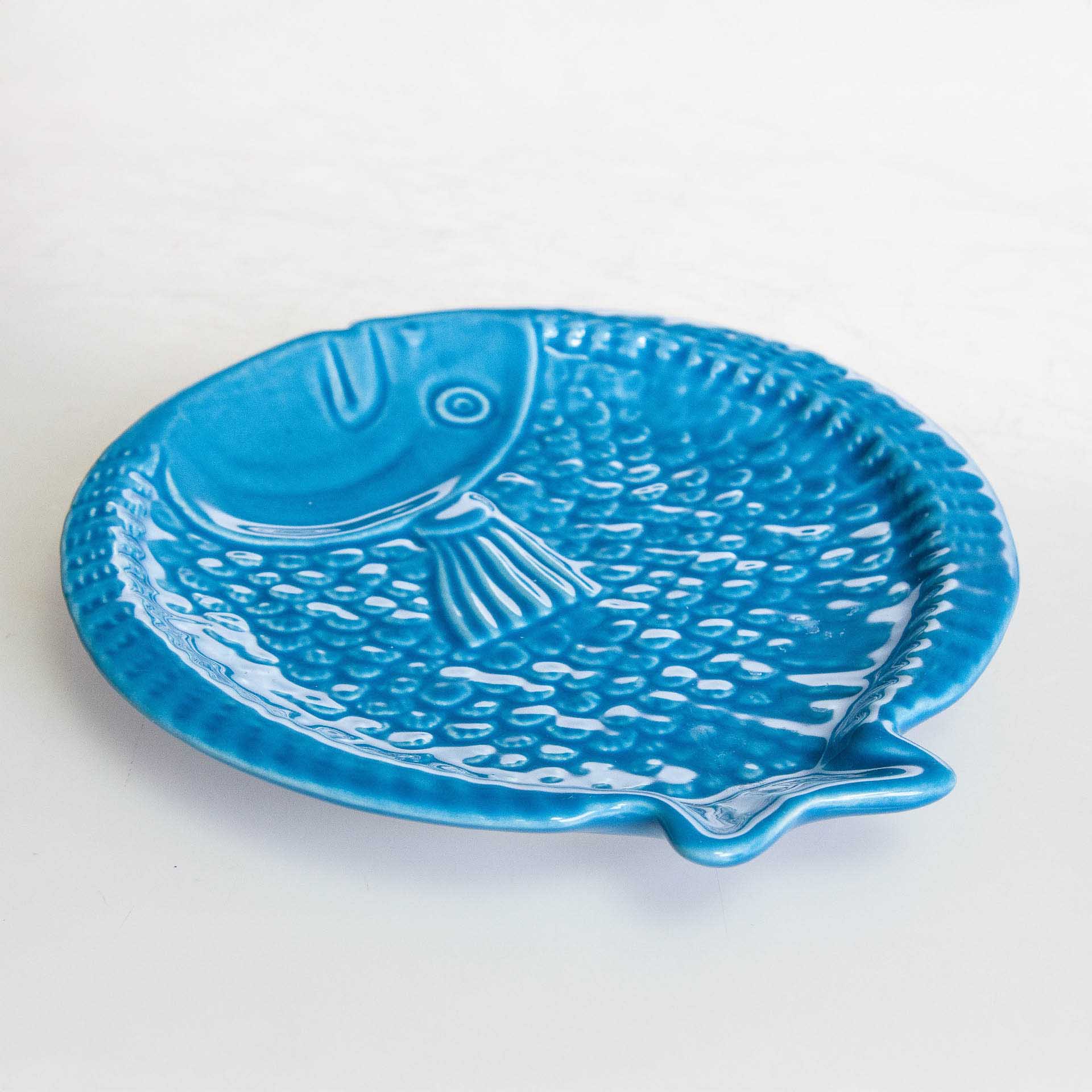 Prato Raso Peixe Cerâmica 15.5cm