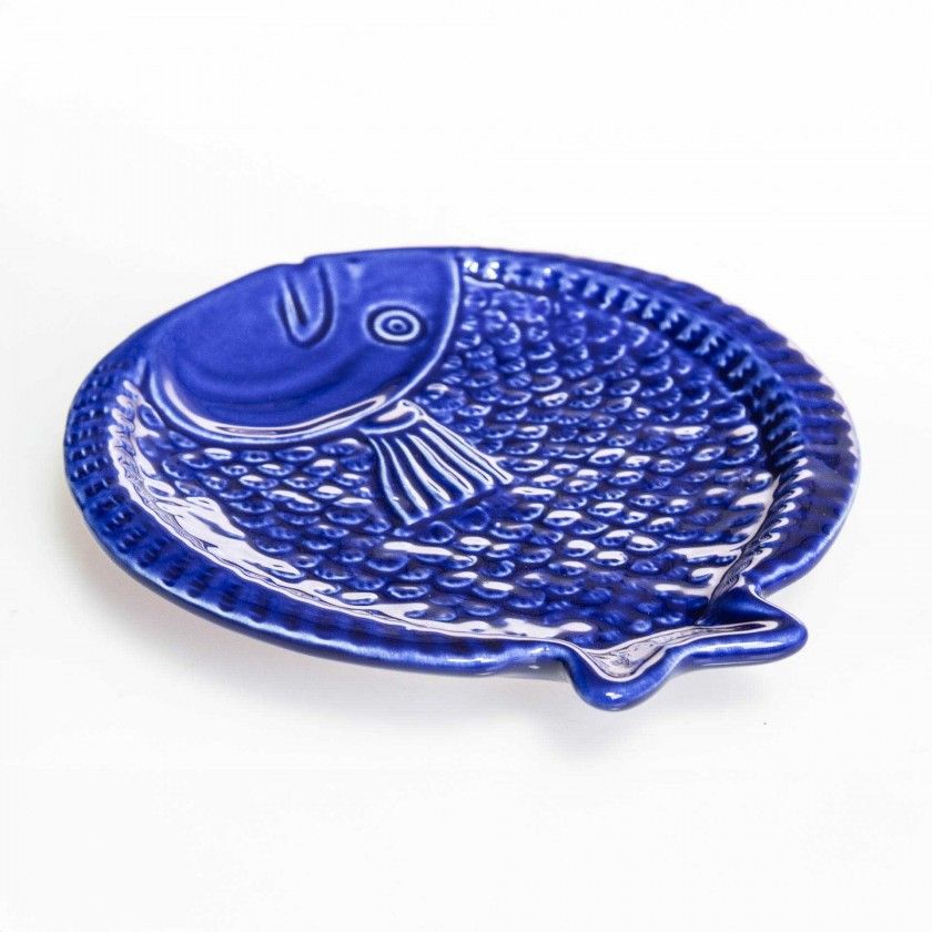 Prato Raso Peixe Cerâmica 15.5cm Prato Raso Peixe Cerâmica 15.5cm
