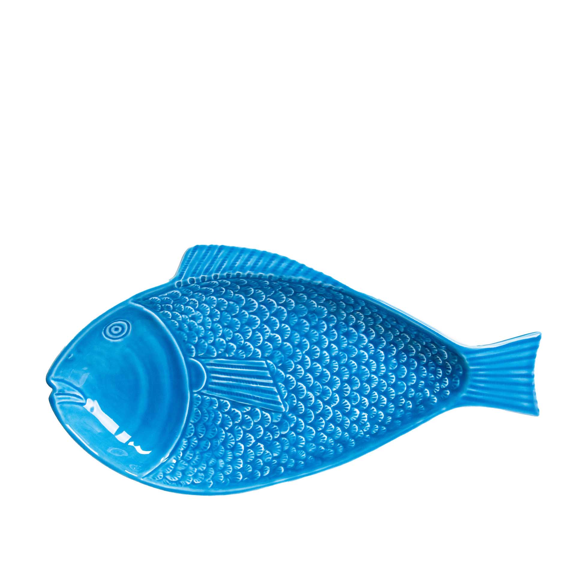 Travessa Peixe Cerâmica 44X23cm