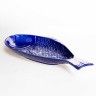 Travessa Peixe Cerâmica 44X23cm Travessa Peixe Cerâmica 44X23cm