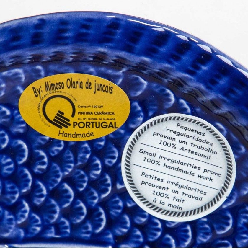 Travessa Peixe Cermica 44X23cm