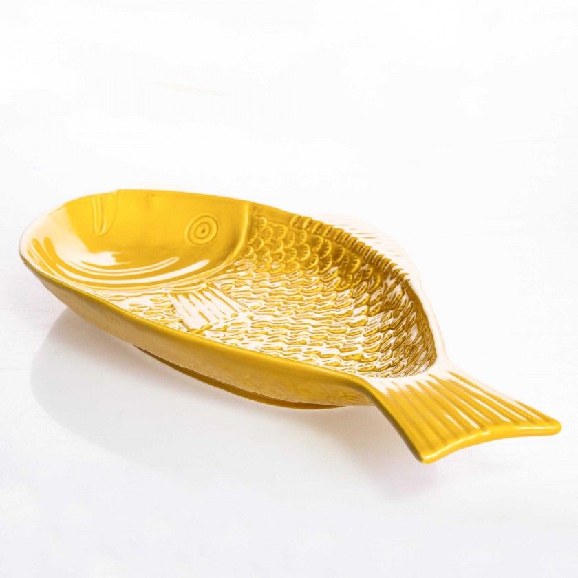 Travessa Peixe Cer�mica 44X23cm
