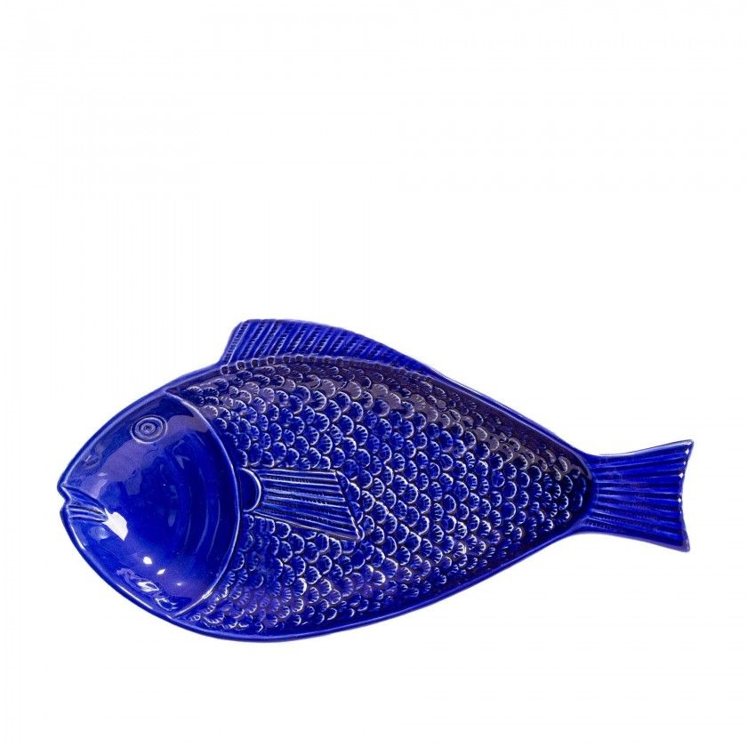 Travessa Peixe Cermica 44X23cm