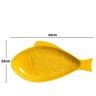 Travessa Peixe Cerâmica 44X23cm Travessa Peixe Cerâmica 44X23cm