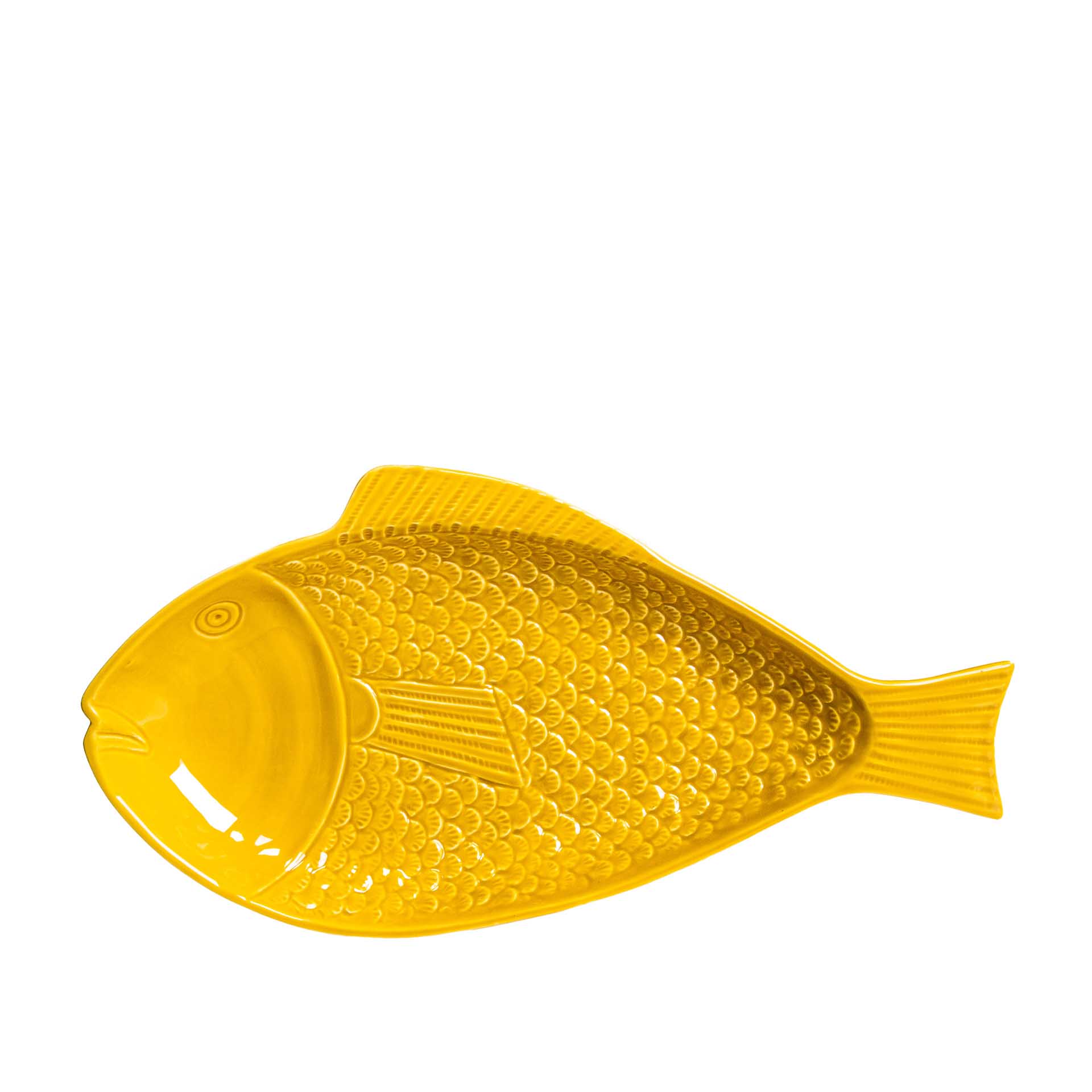 Travessa Peixe Cerâmica 44X23cm