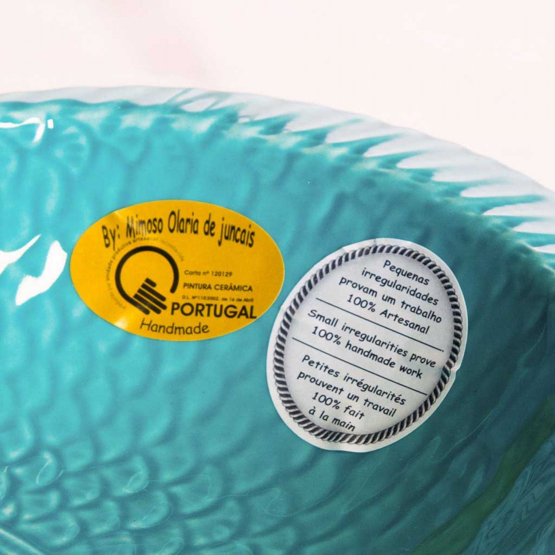 Taça Peixe Cerâmica 16.5cm