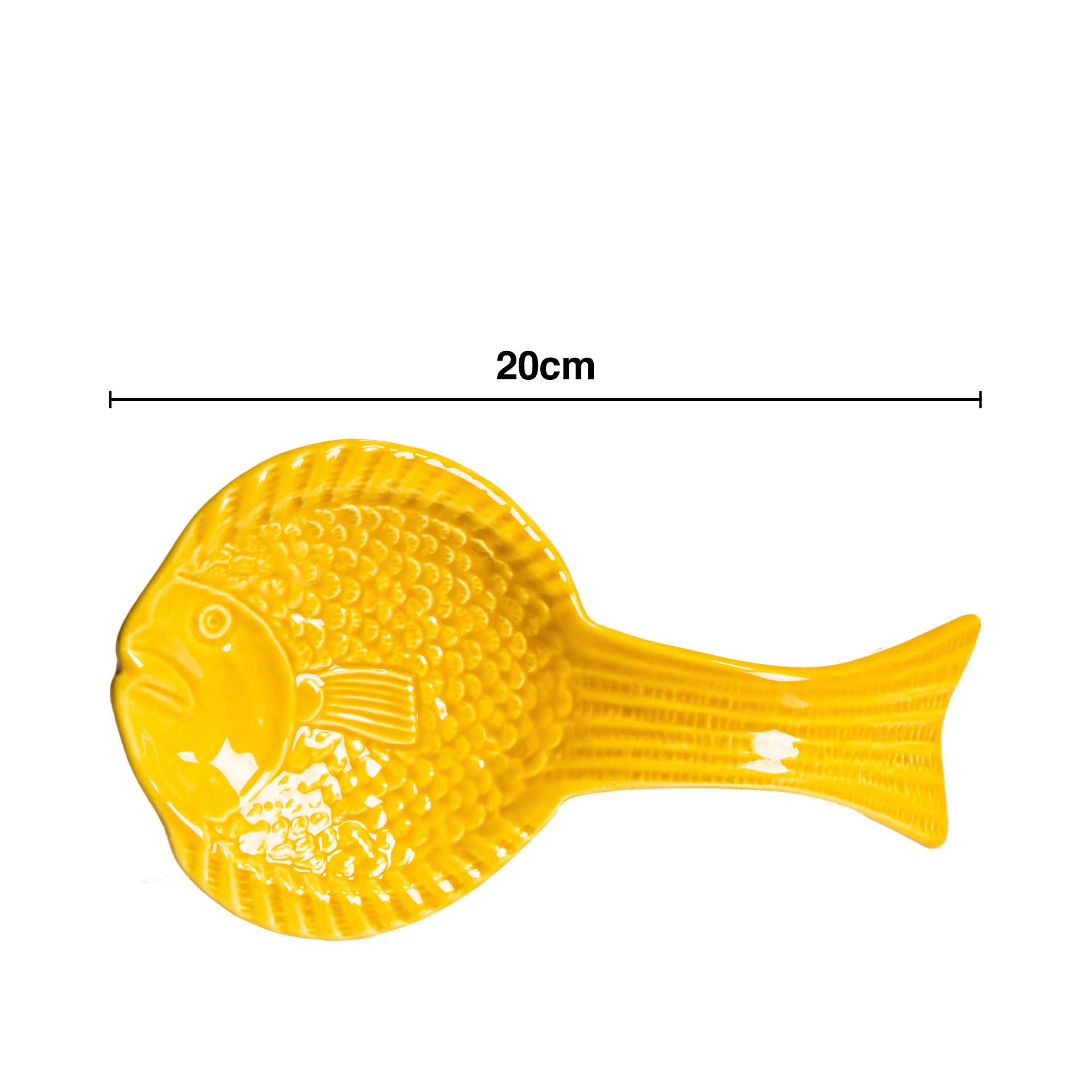 Colher Peixe Cerâmica 20cm