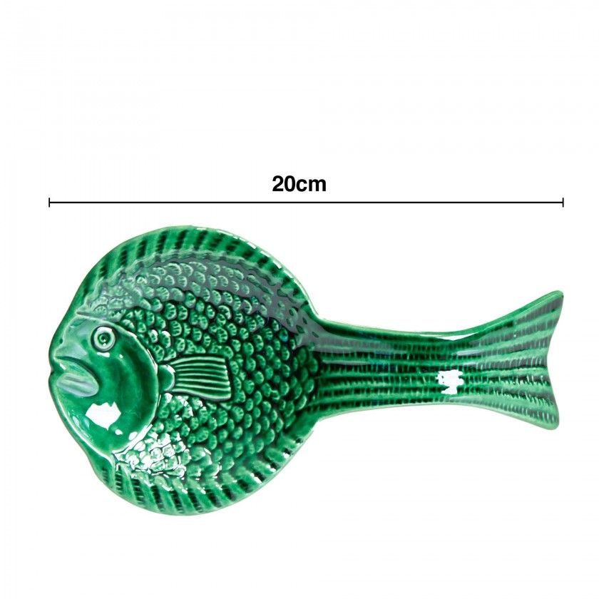 Colher Peixe Cer�mica 20cm