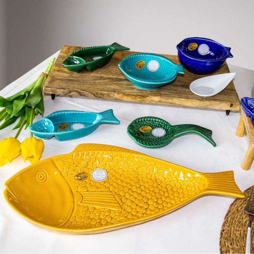 Colher Peixe Cer�mica 20cm