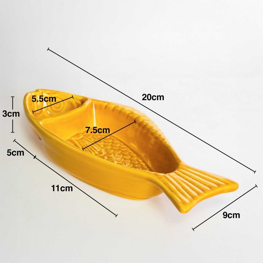 Azeitoneira Peixe Cermica 20cm
