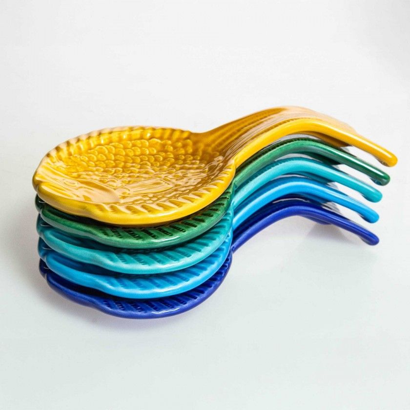 Colher Peixe Cer�mica 20cm