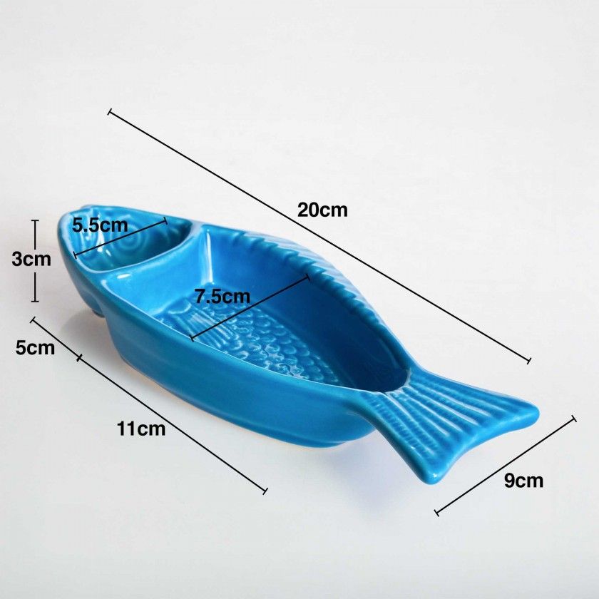 Azeitoneira Peixe Cer�mica 20cm