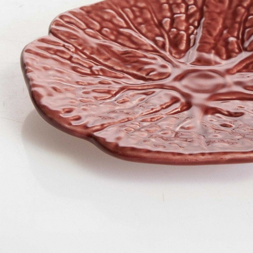 Prato Raso Couve Cerâmica 15cm Prato Raso Couve Cerâmica 15cm