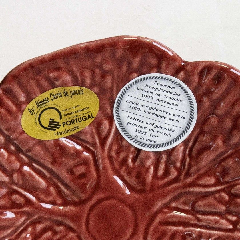 Prato Raso Couve Cerâmica 15cm Prato Raso Couve Cerâmica 15cm