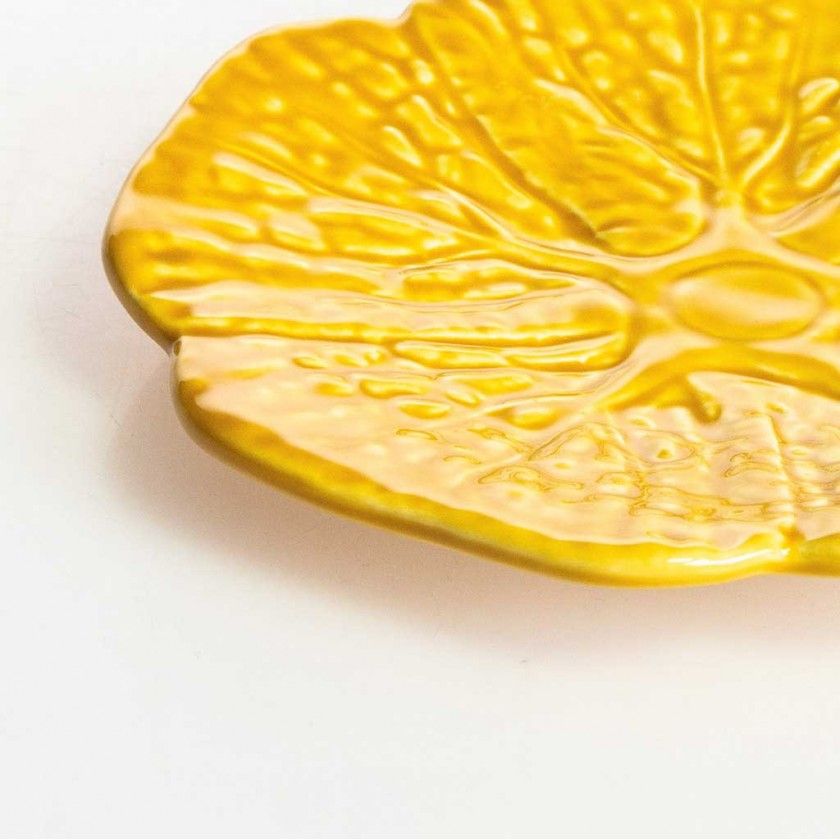 Prato Raso Couve Cerâmica 15cm Prato Raso Couve Cerâmica 15cm