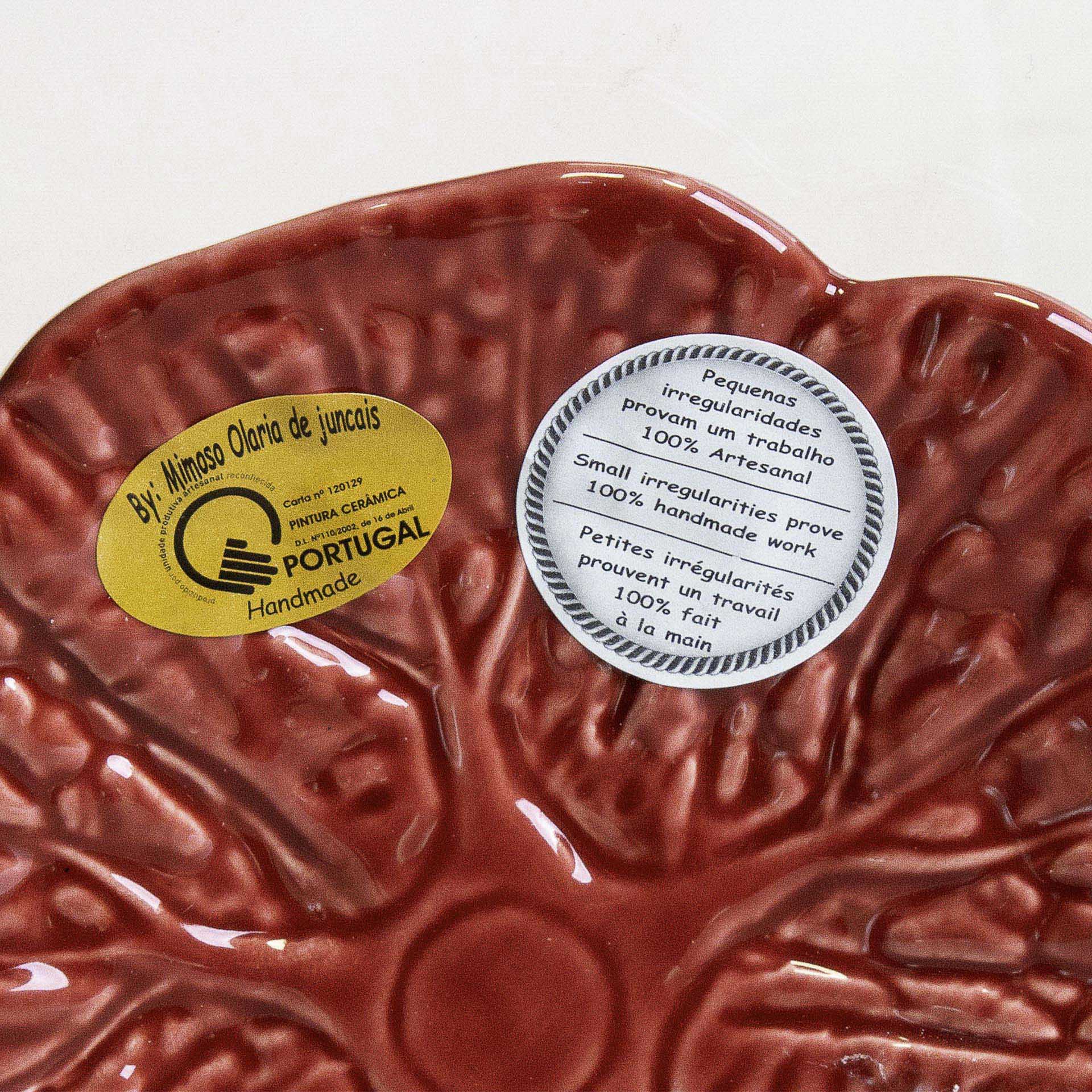 Prato Raso Couve Cerâmica 15cm