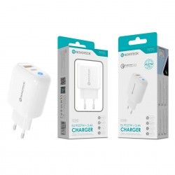 Carregador Type-C 27W + Usb 3.4A