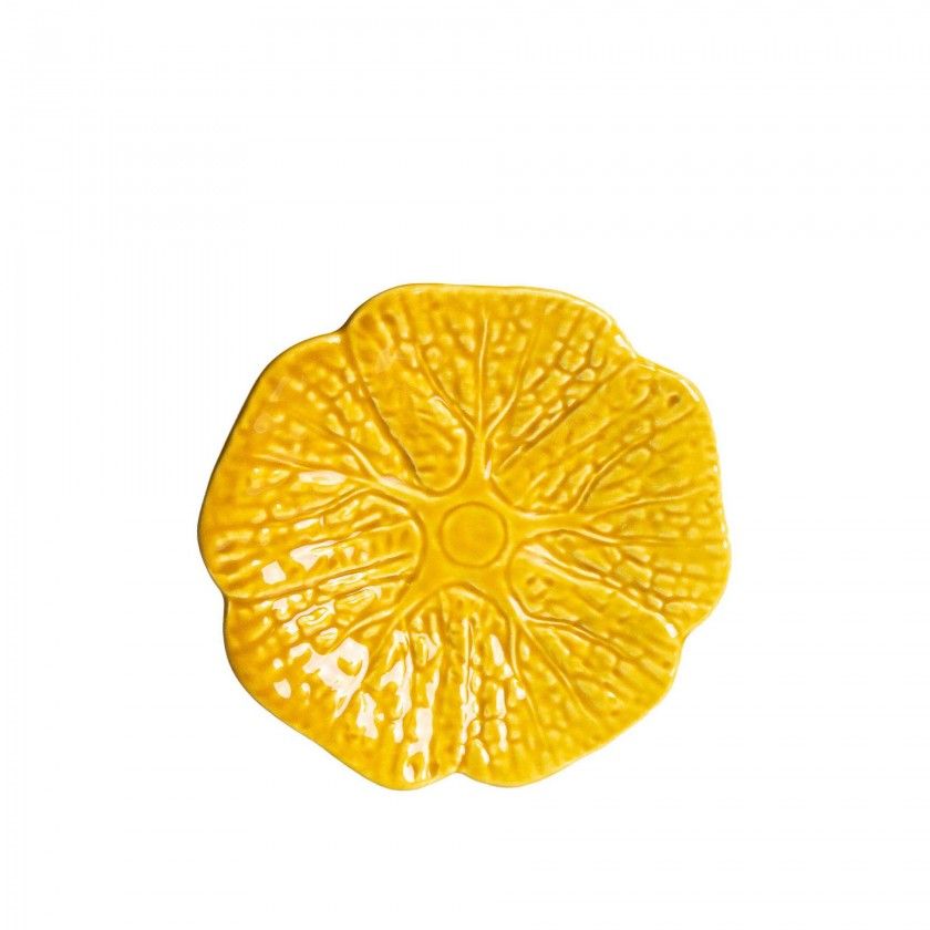 Prato Raso Couve Cerâmica 15cm Prato Raso Couve Cerâmica 15cm