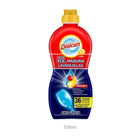 Detergente Loiça Máquina Gel Power Disiclin 720ml - Image product