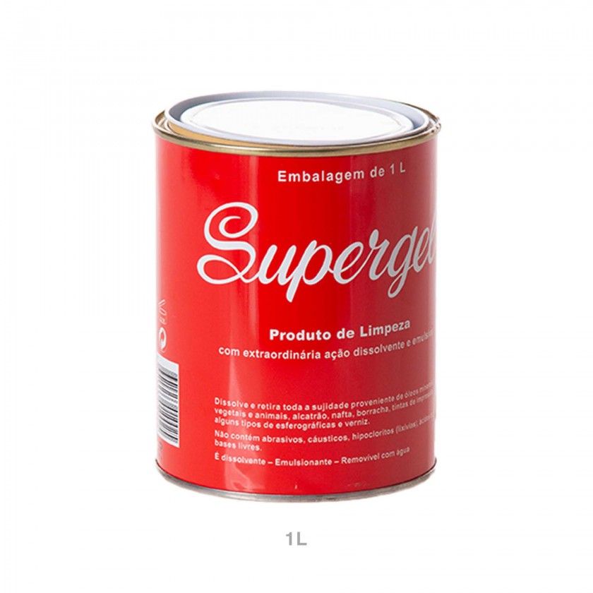 Massa Limpeza Supergel Lata 1000ml Massa Limpeza Supergel Lata 1000ml
