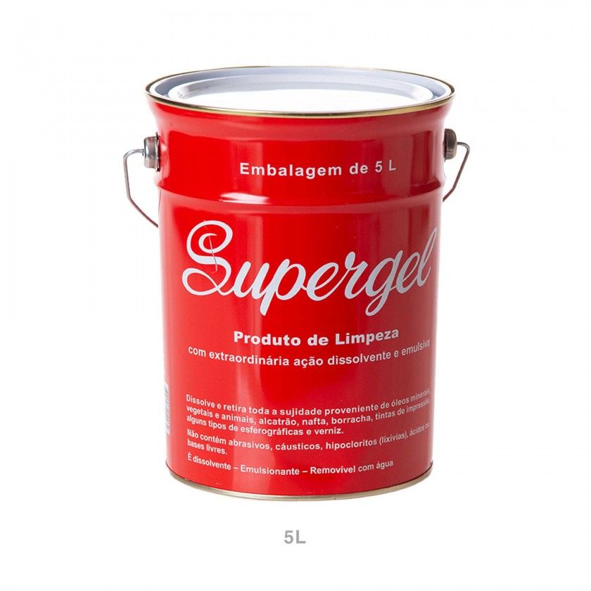 Massa Limpeza Supergel Lata 5000ml Massa Limpeza Supergel Lata 5000ml